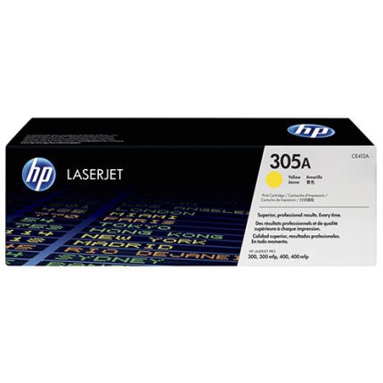 HP 305A CE412A orijinal sarı toner