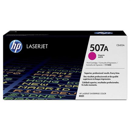 HP 507A CE403A orijinal kırmızı macenta toner