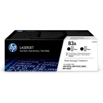 HP 83A CF283AD Toner Siyah 2 Adet