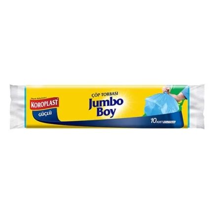 Koroplast Jumbo Güçlü Çöp Torbası Mavi 80x110 cm 7 Adet