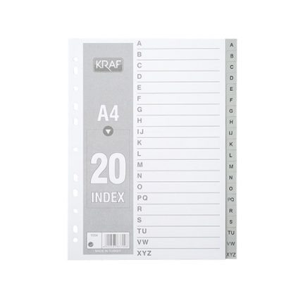 Kraf Seperatör A-Z Alfebetik 1004