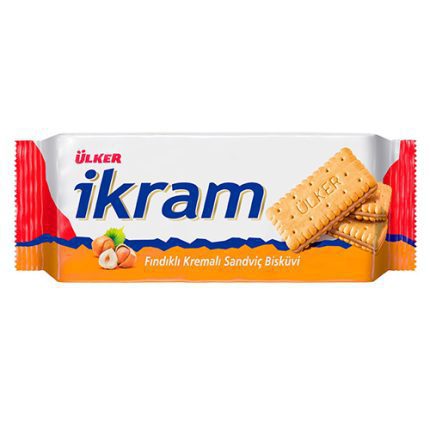 Ülker İkram Fındık Kremalı Sandviç Bisküvi 84 Gr 24 Adet
