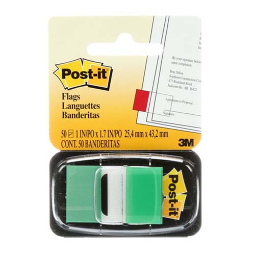 3M Post-it İşaret Bandı Yeşil 50 Yaprak 680-3
