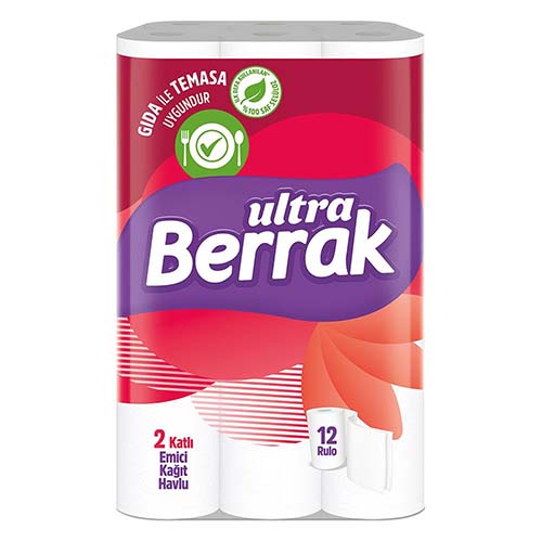 Berrak Ultra Kağıt Havlu 12 Adet Berrak Ultra Kağıt Havlu 12 Adet
