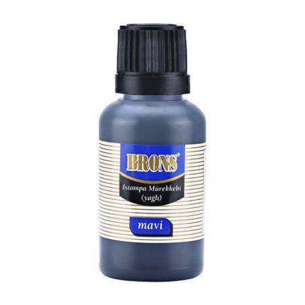 Brons BR-315 Istampa Mürekkebi 30 cc Mavi