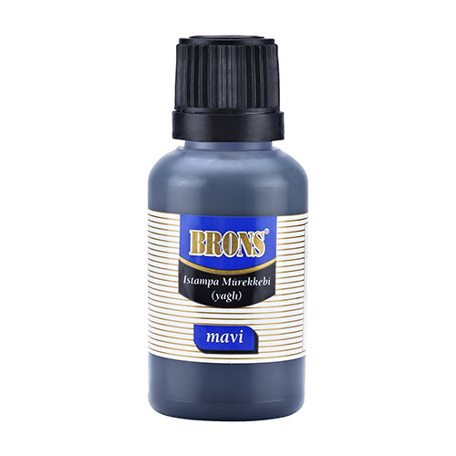 Brons BR-315 Istampa Mürekkebi 30 cc Mavi
