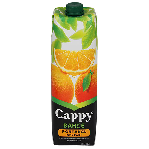 Cappy Meyve Suyu Portakal 1 lt 12 Adet