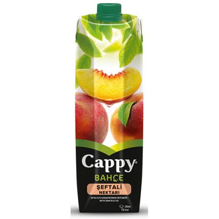Cappy Meyve Suyu Şeftali 1 lt 12 Adet