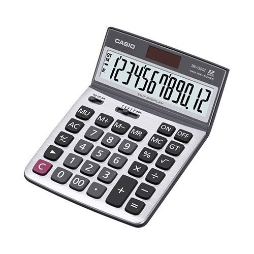 Casio DX-120ST Masaüstü Hesap Makinesi 12 Hane