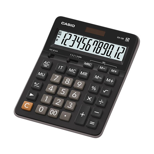 Casio GX-12B Masaüstü Hesap Makinesi 12 Hane