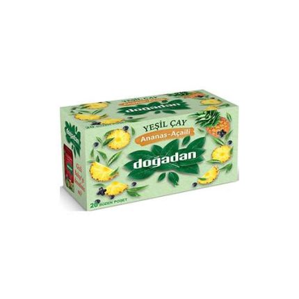 Doğadan Acai Ananaslı Yeşil Çay 20 li Paket