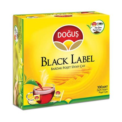 Doğuş Black Label Bardak Poşet Çay 100 lü