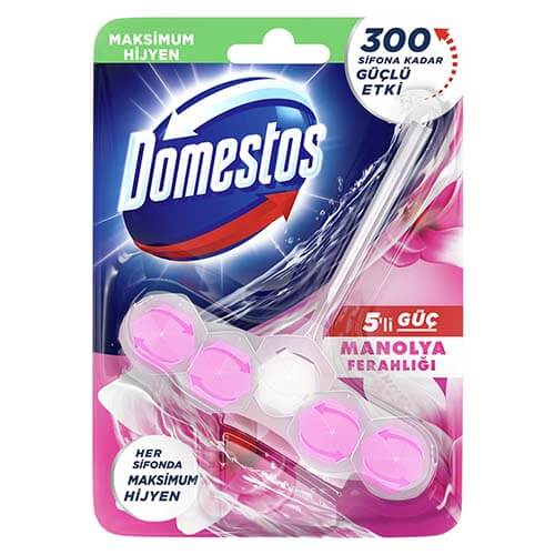 Domestos 5 li güç Manolya Ferahlığı Wc Blok 55 Gr