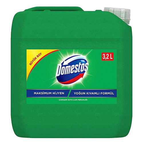 Domestos Çamaşır Suyu Çam Ferahlığı 3240 ml Domestos Çamaşır Suyu Çam Ferahlığı 3240 ml
