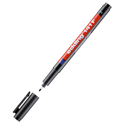 Edding 141F Asetat Kalemi Siyah