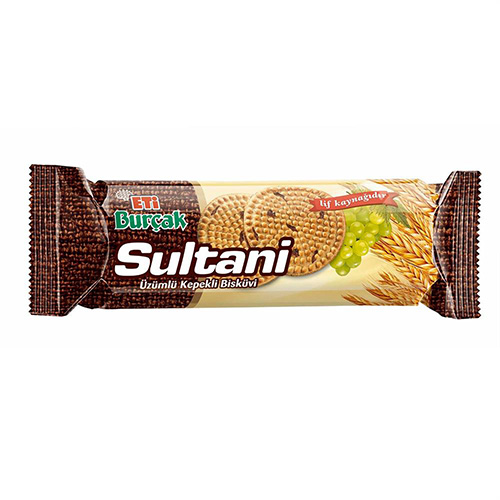 Eti Burçak Sultani Üzümlü Bisküvi 123 Gr 18 Adet