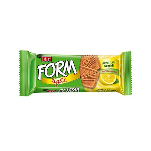 Eti Form Light Limon Kepekli Bisküvi 50 Gr 24 Adet
