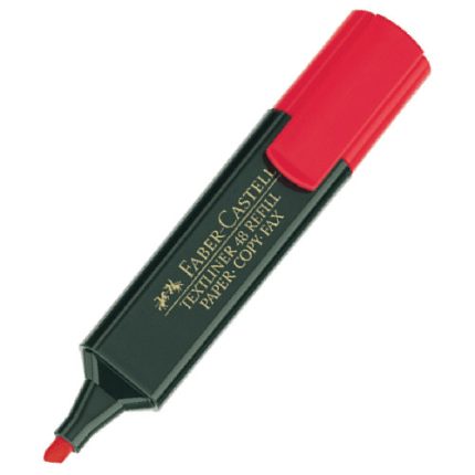 Faber Castell 1548 Fosforlu Kalem Kırmızı