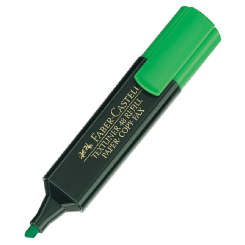 Faber Castell 1548 Fosforlu Kalem Yeşil