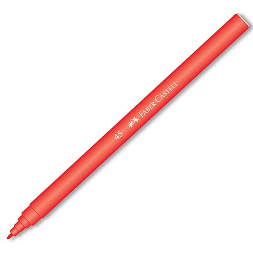 Faber Castell 45 Keçeli Kalem Kırmızı 10 lu Faber Castell 45 Keçeli Kalem Kırmızı 10 lu
