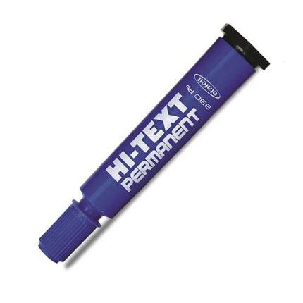 Hi-Text 830 PC Permanent Kesik Uçlu Koli Kalemi Mavi