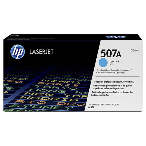 HP 507A CE401A orijinal mavi camgöbeği toner