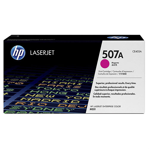 HP 507A CE403A orijinal kırmızı macenta toner