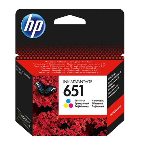 HP 651 C2P11AE Kartuş 300 Sayfa Renkli