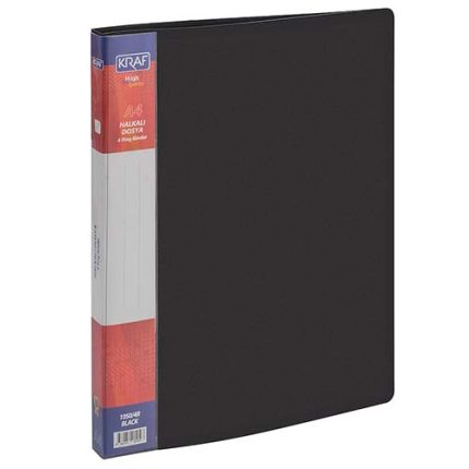 Kraf 1050 Halkalı Dosya 4 Halka Siyah