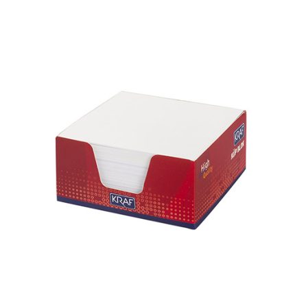 Kraf 116G Küp Blok Not Beyaz 9 x 9 cm