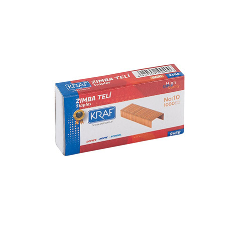 Kraf 245G Zımba Teli Sarı  No:10