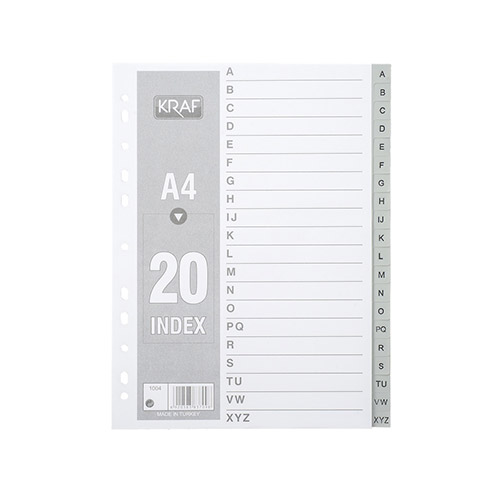 Kraf Seperatör A-Z Alfebetik 1004
