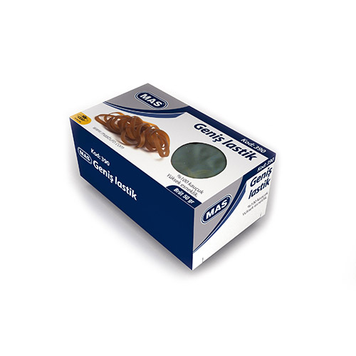 Mas 390 Ambalaj Lastiği %100 Kauçuk Geniş 50 Gr