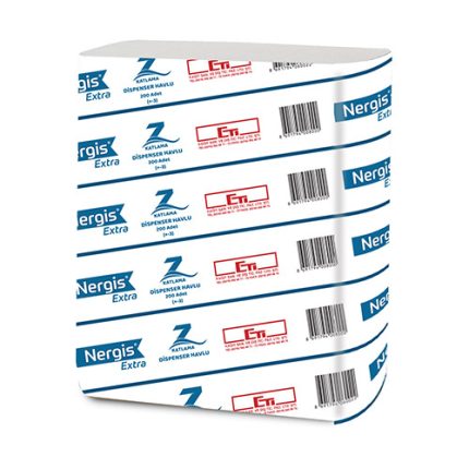 Nergis Ekstra Z Katlama Kağıt Havlu 200 lü 12 Paket