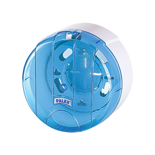 Palex Mini İçten Çekmeli Tuvalet Kağıdı Dispenseri Şeffaf Mavi 3442