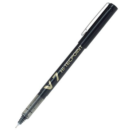 Pilot V7 Hi-Tecpoint İğne Uç 0.7 mm Roller Kalem Siyah