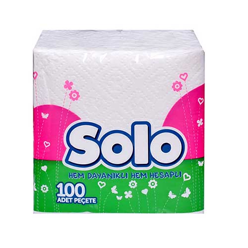 Solo Peçete 30 x 30 cm 100 Yaprak