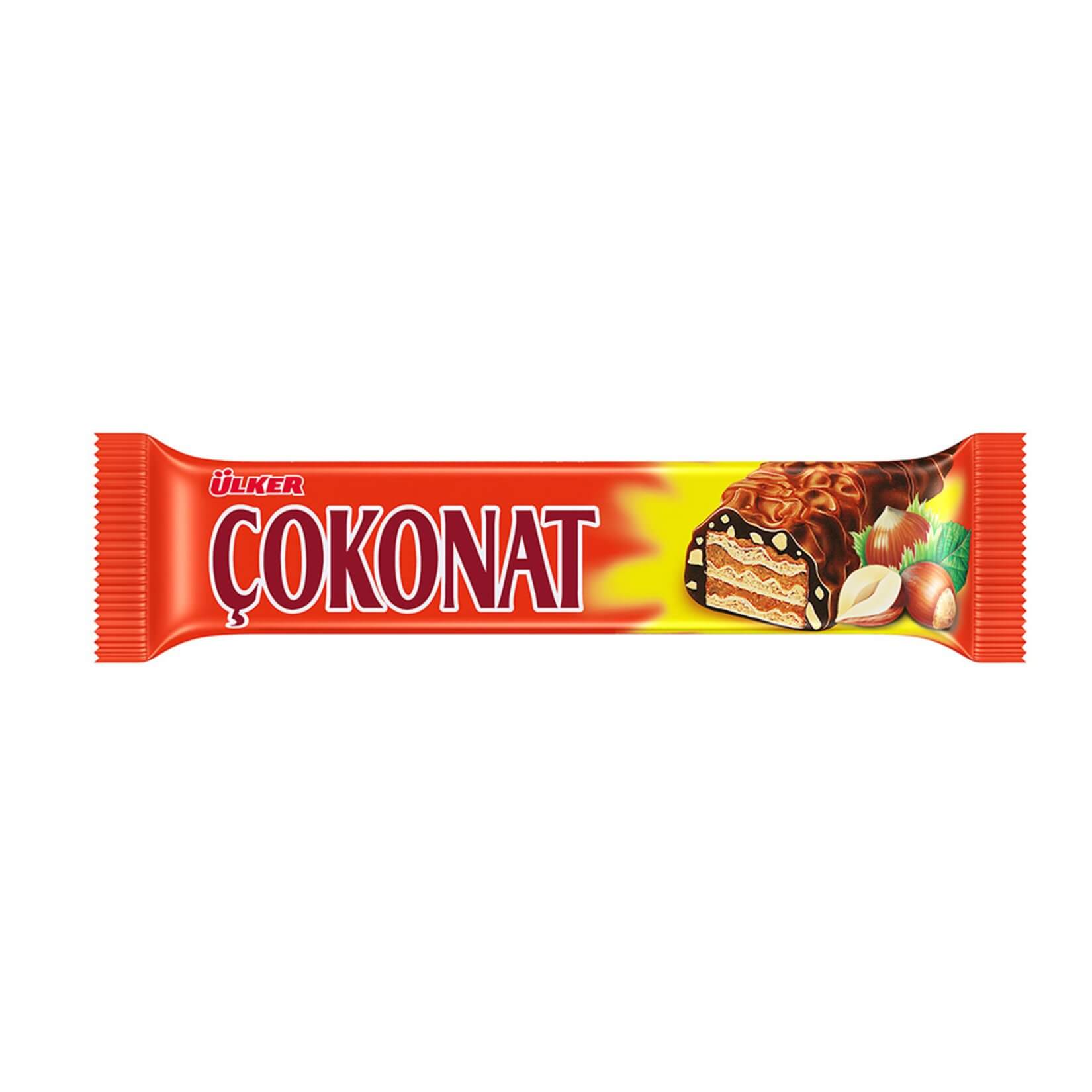 Ülker Çokonat Fındıklı Gofret 33 Gr 24 Adet Ülker Çokonat Fındıklı Gofret 33 Gr 24 Adet