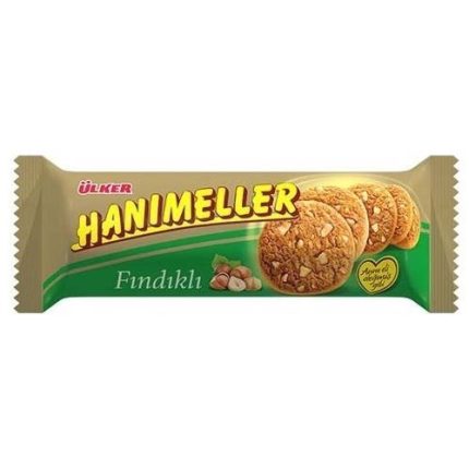 Ülker Hanımeller Fındıklı Bisküvi 82 Gr 18 Adet