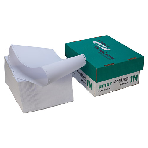 Umur Sürekli Form 11 x 24 cm 2 Nüsha 5.5 Perforeli 1000 Yaprak