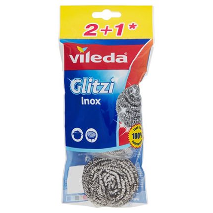 Vileda Çelik Bulaşık Teli 3 lü Paket