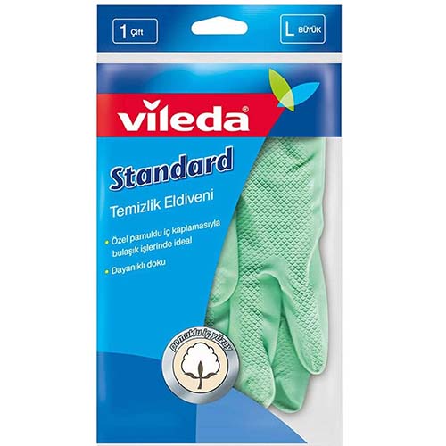 Vileda Standart Temizlik Eldiveni Large Vileda Standart Temizlik Eldiveni Large
