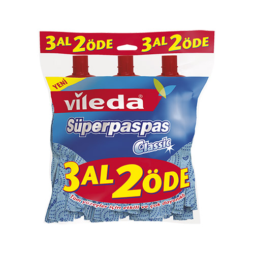 Vileda SüperMocio Classic Paspas Yedek 3 lü